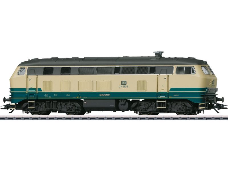 Märklin 39186 Locomotiva diesel 218 250-9 blu...