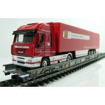 Märklin 47404.1 SBB Niederflurwagen Hupac Typ Saakms Ferrari Scuderia Iveco Stralis