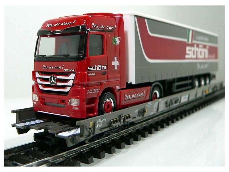 Märklin 47404.41 SBB Hupac Type Saakms Camion Schöni...