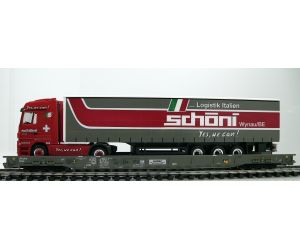 Märklin 47404 SBB Hupac Typ Saakms LKW Schöni Logistik