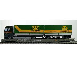 Märklin 47404 SBB Hupac Typ Saakms LKW - Emil Egger Schweiz