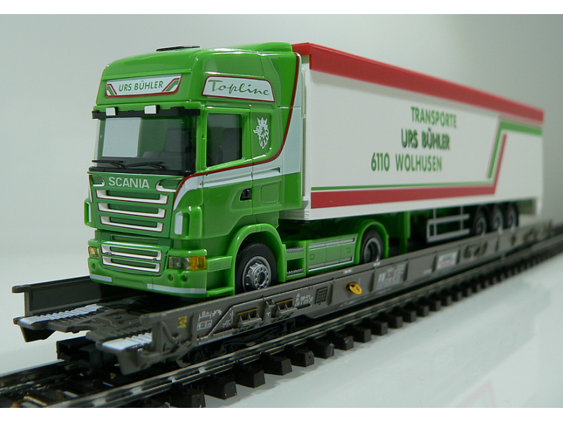 Märklin 47404-197 SBB Hupac Tipo Saakms Camion...