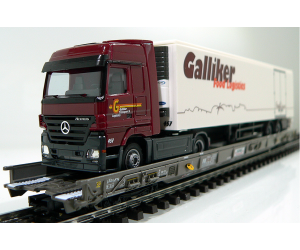 Märklin 47404 SBB Hupac Typ Saakms LKW - Sondermodell Galliker Food Schweiz - Ansicht 1