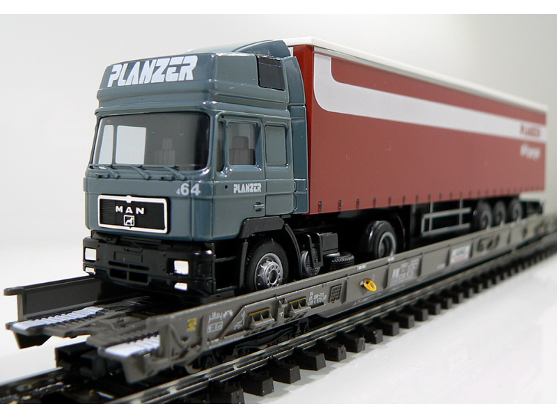 Märklin 47404 SBB Hupac Tipo Saakms Camion - Modello...