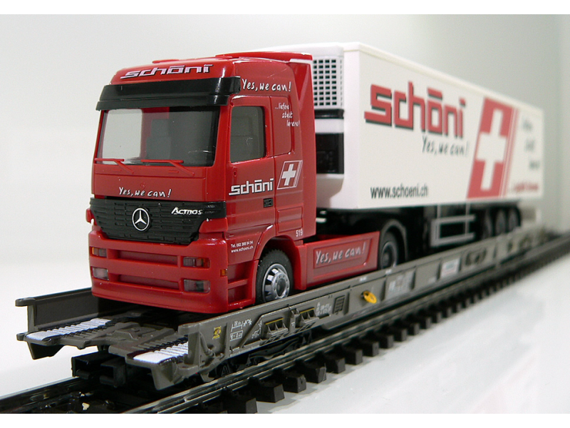 Märklin 47404-S SBB Hupac Tipo Saakms Camion - Modello...