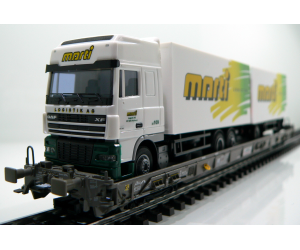 Märklin 47404 SBB Hupac Typ Saakms LKW - Marti Logistik AG