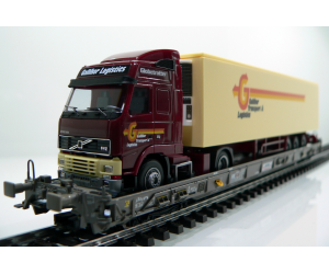 Märklin 47404 SBB Hupac Typ Saakms LKW - Galliker Transport & Logistik