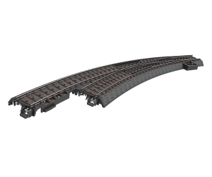 Märklin 24771 C-Gleis schlanke Bogenweiche links R3 - Ansicht 1