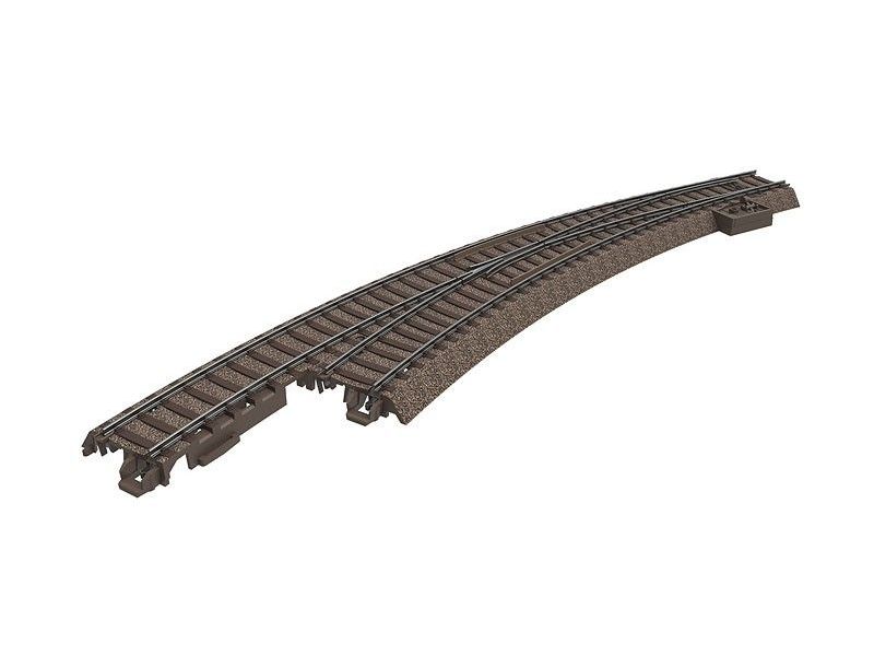 Trix 62771 aiguillage courbe fin gauche - R3 515 mm / 30°