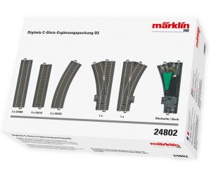 Märklin 24802 Digitale C-Gleis Ergänzungspackung D2