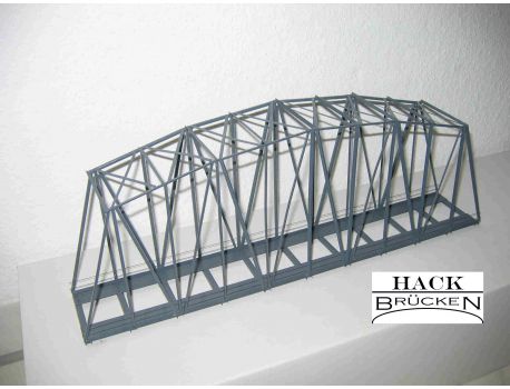 HACK 13250 Bogenbrücke - Metall 40cm, 1- gleisig