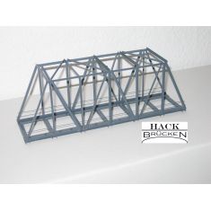 HACK 11050 Kastenbrücke 21 cm schräg 1- gleisig