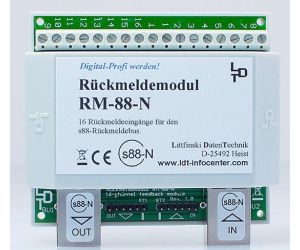 Littfinski 310113 RM-88-N: s88 Rückmeldedecoder Standard S88-N