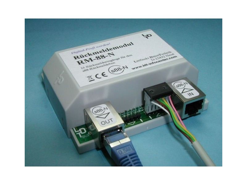 Littfinski 310113 RM-88-N: s88 Rückmeldedecoder Standard S88-N