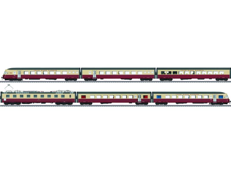 Märklin 37547 SBB Elettrotreno RAe TEE 1052 Cisalpin