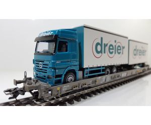 Märklin 47404-116 SBB Hupac Typ Saakms - dreier Logistic Suhr - Ansicht 1