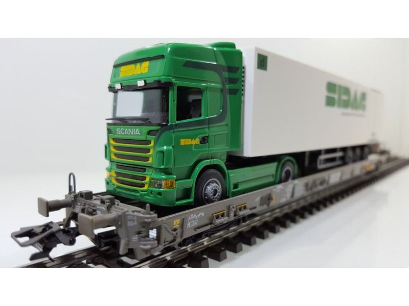 Märklin 47404-231 SBB Hupac Tipo Saakms - Sidag...