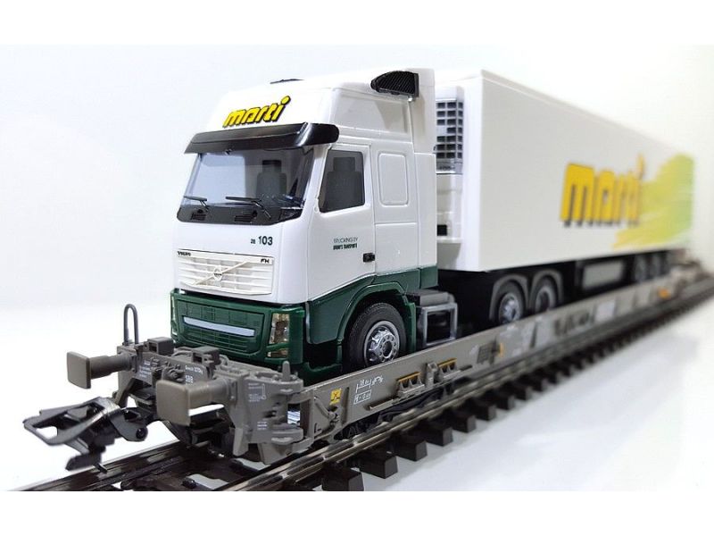 Märklin 47404-236 SBB Hupac Type Saakms Camion - Marti...