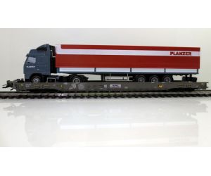 Märklin 47404-091 SBB Hupac Typ Saakms LKW - Volvo Planzer