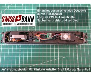 Märklin 88363 Re 460 der SBB - AGFA / AC ESU Digital - Detailansicht 2