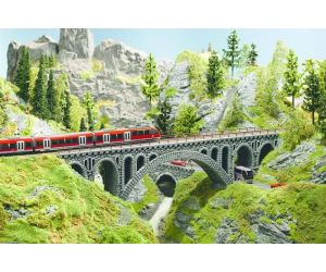 Noch 58670 Rhône-Viadukt aus Hartschaum gefärbt
