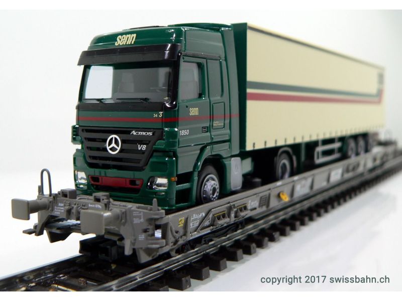 Märklin 47404-143 SBB Hupac Tipo Saakms Camion - Senn...