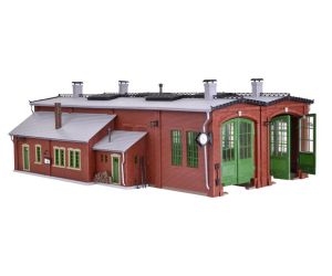 Vollmer 45752 Lokschuppen mit Türschließvorrichtung, zweiständig