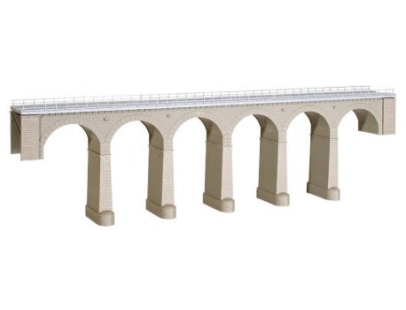 Kibri 39724 Aachtal- Viadukt mit Eisbrecherpfeilern, eingleisig, Bausatz