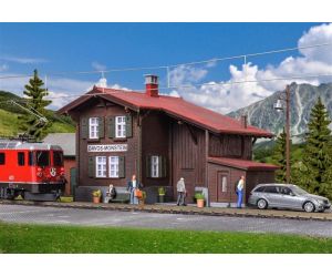 Kibri 39493 CH - Bahnhof Davos Monstein inkl. Beleuchtung H0