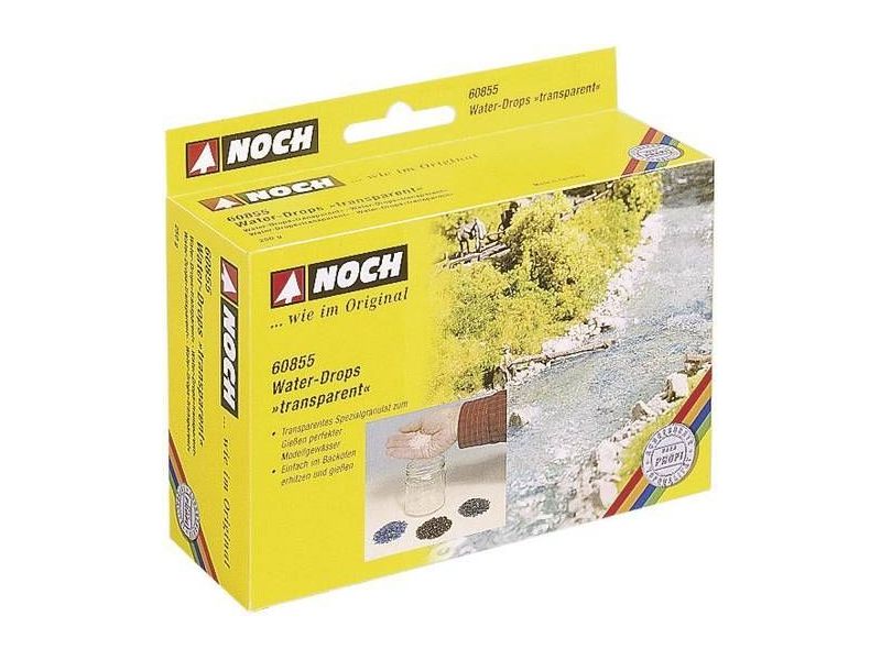 NOCH 60855 Profi Water-Drops trasparenti (ferrovia in...