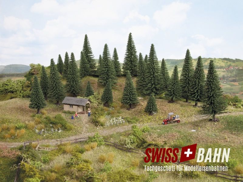 NOCH 26821 Modelltannen 50 Stück H0