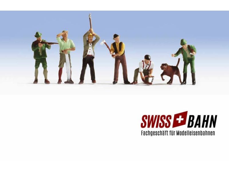 NOCH 15060 Chasseur et bûcheron suisses