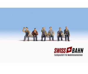 NOCH 15110 Schweizer Bauarbeiter, CH Baustelle H0