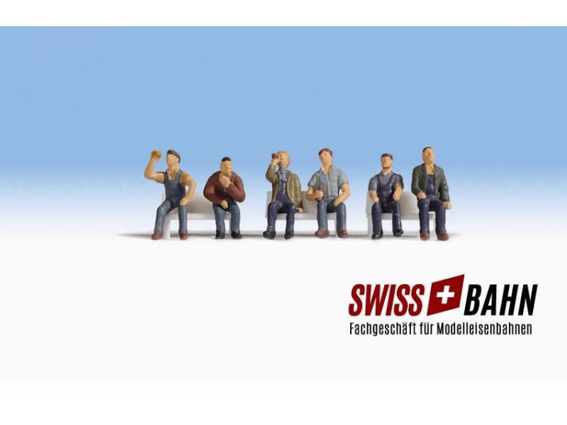 NOCH 15278 Ouvrier assis H0