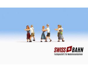 NOCH 15857 Tanzende Oktoberfest Dirndel H0 - Ansicht 1