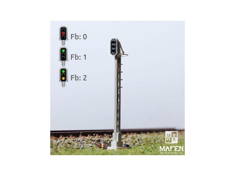 MAFEN 413602 - SBB - Hauptsignal 3 Lichter -grün/rot/gelb
