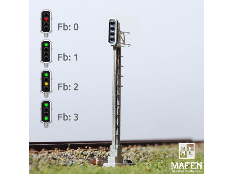 MAFEN 413603 - SBB - Signal principal 4 feux...