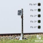 MAFEN 413610 SBB - Vorsignal 4 Lichter -gelb/gelb/grün/grün- LED - Ansicht 1