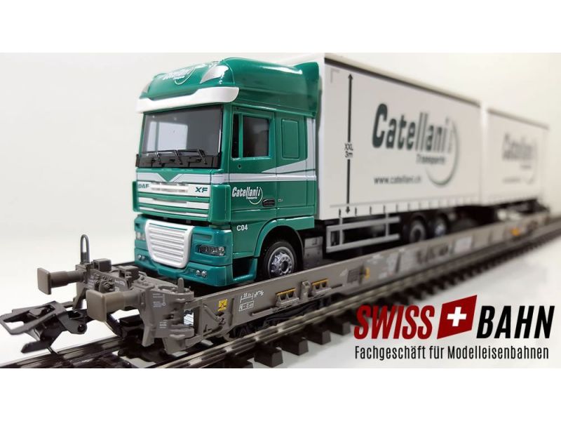 Märklin 47404-234 SBB Hupac Type Saakms - Société de...