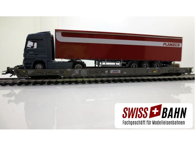 Märklin 47404 -168 SBB Hupac Type Saakms Camion - MB...