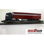 Märklin 47404 -168 SBB Hupac Typ Saakms LKW - MB Actros Ga-KSZ Planzer