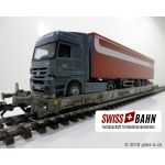 Märklin 47404 -168 SBB Hupac Typ Saakms LKW - MB Actros Ga-KSZ Planzer - Ansicht 1