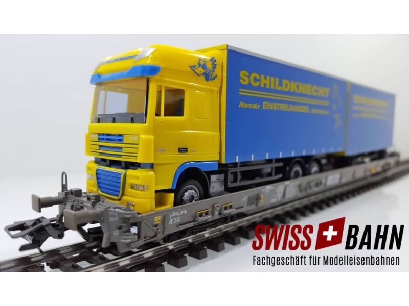 Märklin 47404-198 SBB Hupac Tipo Saakms - Schildknecht...