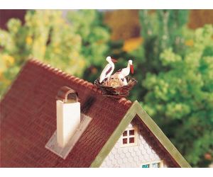 FALLER 130280 Haus mit Storchennest H0 - Detailansicht 2