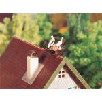 FALLER 130280 Haus mit Storchennest H0