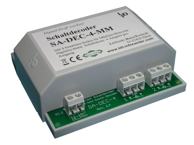 Littfinski 210313 Decoder di commutazione SA-DEC-4-MM-G