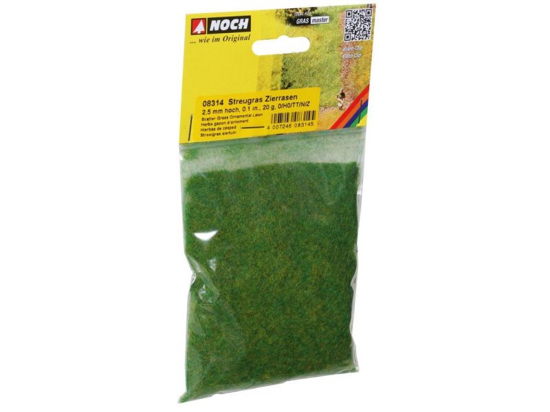 NOCH 08314 Streugras, Zierrasen 2,5 mm - 20Gr.