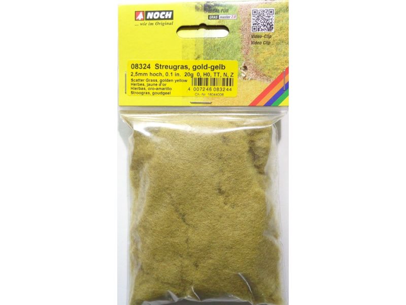 NOCH 08324 Erba da spargere, giallo oro 2,5 mm - 20Gr...