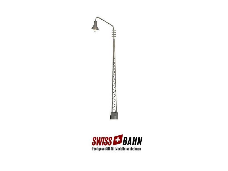 BRAWA 84015 Lampe à mât en treillis LED avec socle à...