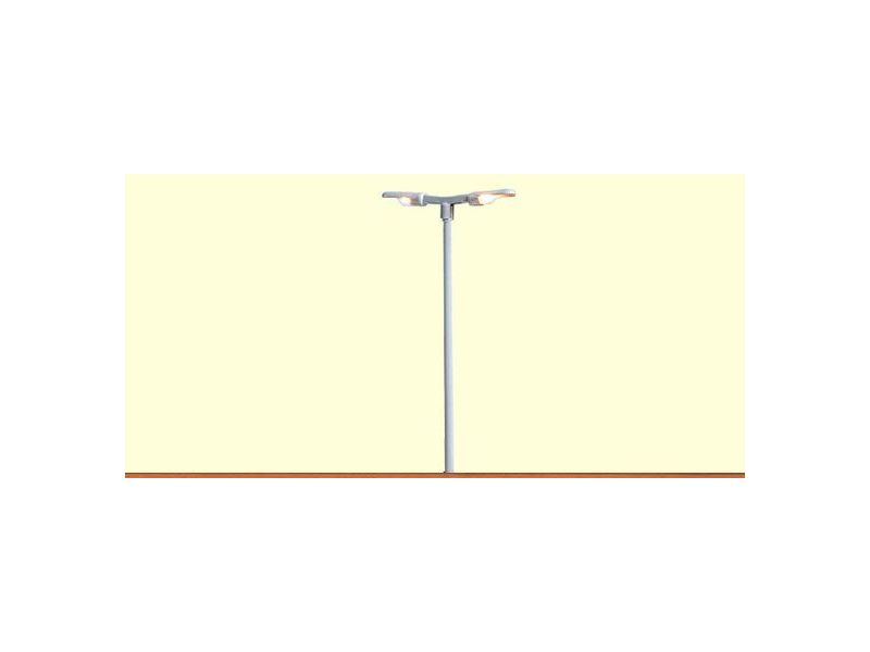 Brawa 84059 Lampione di banchina, 2-facciale, base a...